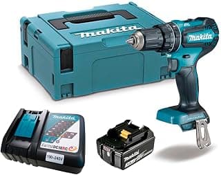 Parafusadeira e Furadeira de impacto Makita 18V Dhp485rf1j Maleta e 1 Bateria 3Ah - Produto 6 mais recomendado com 4.7 estrelas