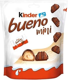 Kinder Bueno Mini - Bombons Kinder Bueno - Importado da Alemanha - 108g - Produto 5 mais recomendado com 4.3 estrelas