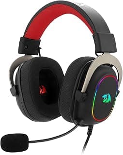 Headset Gamer Redragon Zeus X RGB USB 7.1 Surround Sound Virtual H510-RGB, Preto - Produto 4 mais recomendado com 4.7 estrelas