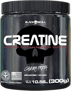 Black Skull Creatine Pure Monohydrate - 300 g - Produto 9 mais recomendado com 4.7 estrelas