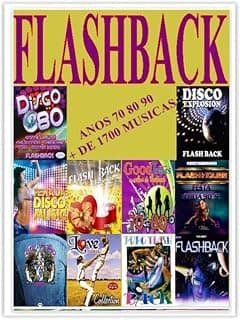 Pen Drive com Músicas Gravadas, Flashback anos 70.80.90 - Produto 5 mais recomendado com 4 estrelas