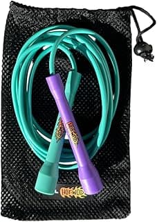 Corda De Pular Profissional Speed Rope Cross Fit Boxe Ajustável Original Fuel Sports HotWOD PVC 5mm Boreal - Produto 10 mais recomendado com 0 estrelas