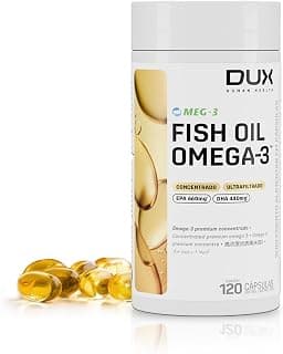 Dux Nutrition Ômega 3 Premium | 660mg EPA + 440mg DHA - 120 Cápsulas (Embalagem Pode Variar) - Produto 6 mais recomendado com 4.8 estrelas