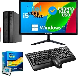 MINI COMPUTADOR COMPLETO INTEL I5 3ª, 16GB DDR3, SSD 240GB + MONITOR 19" + KIT TECLADO E MOUSE - Produto 9 mais recomendado com 3 estrelas