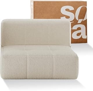 Sofá na Caixa modular 1 lugar em Boucle (Linho, Poltrona) - Produto 7 mais recomendado com 3.9 estrelas