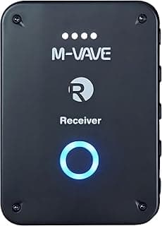 M-VAVE VEDO Receptor WP-9 para Monitor de Ouvido Sem Fio 2.4G Recarregável, Função Mudo, Suporte a Volume, Estéreo/Mono, Apenas 1 Unidade do Receptor (Não Inclui Transmissor), Latência Ultrabaixa - Produto 8 mais recomendado com 4.8 estrelas