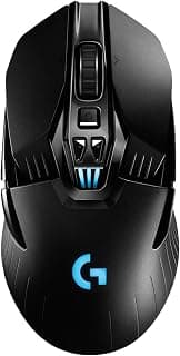 Mouse Gamer Sem Fio Logitech G903 LIGHTSPEED com RGB LIGHTSYNC, Design Ambidestro Personalizável, Sensor HERO 25K e Bateria Recarregável - Compatível com POWERPLAY - Produto 4 mais recomendado com 4.8 estrelas