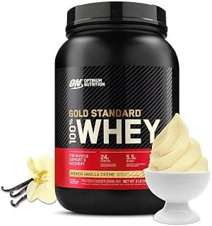 Whey Protein 100% Gold Standard - 907G Baunilha, Optimum Nutrition - Produto 4 mais recomendado com 4.6 estrelas