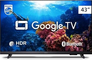 Smart TV Philips 43" Full HD 43PFG6918/78, Google TV, Comando de Voz, HDR, 3 HDMI, Wifi 5G, Bluetooth - Produto 1 mais recomendado com 4.7 estrelas
