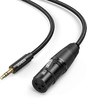 Ugreen Cabo Microfone P2 XLR Canon Balanceado Pro 1m - Produto 6 mais recomendado com 4.4 estrelas