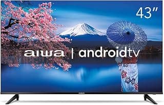 Smart TV Aiwa 43”, Android, Full HD, Borda Ultrafina, HDR10, Dolby Áudio - AWS-TV-43-BL-02-A - Produto 4 mais recomendado com 4.5 estrelas