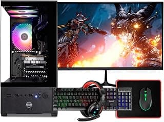 PC Gamer Completo Mancer, AMD RYZEN 5 5600GT, 16GB DDR4, SSD 480GB, Combo de Periféricos + Monitor 21 - Produto 6 mais recomendado com 0 estrelas