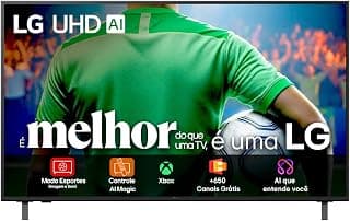 Smart TV 4K 50" LG UHD 50UA85 Processador α7 AI Ger8 4K Super Upscaling Google Cast Alexa Integrado Controle AI Smart Magic WebOS 25 - Produto 1 mais recomendado com 4.7 estrelas
