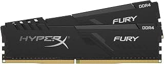 HX432C16FB3K2/32 - Kit de Memórias HyperX Fury (2 de 16GB) DIMM DDR4 3200Mhz 1,2V para desktop - Produto 7 mais recomendado com 4.6 estrelas