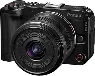 Canon EOS R50 V com RF-S14-30 mm F4-6.3 é lente STM PZ, câmera híbrida de lente intercambiável sem espelho APS-C, lente de zoom ultra grande angular, vídeo vertical, vlogging, transmissão ao vivo - Produto 6 mais recomendado com 4.5 estrelas