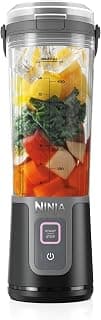 Ninja Blast Liquidificador Portátil Bivolt, Sem Fio, Recipiente de 470ml, Liquidificador Pessoal para Shakes e Smoothies, Livre de BPA, Tampa à Prova de Vazamento, Recarregável via USB-C - Produto em review com 4.4 estrelas e 6.500 avaliações