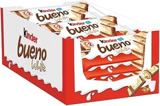 Chocolate Kinder Bueno White c/15 - Ferrero - Produto 4 mais recomendado com 4.6 estrelas