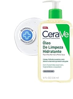 CeraVe, Óleo de Limpeza Hidratante, com triglicerídeo e esqualeno 236ml - Produto 4 mais recomendado com 4.7 estrelas