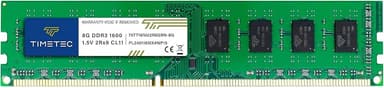 Timetec 8GB DDR3 1600MHz(DDR3-1600) PC3-12800 Non-ECC Unbuffered 1.5V CL11 2Rx8 Dual Rank 240 Pin UDIMM Desktop PC Computer Memory RAM Module Upgrade - Produto 5 mais recomendado com 4.7 estrelas