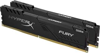 HX432C16FB3K2/16 - Kit de Memórias HyperX Fury (2 de 8GB) DIMM DDR4 3200Mhz 1,2V para desktop - Produto 10 mais recomendado com 4.3 estrelas
