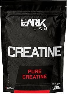 Creatina Pura Dark Lab 500g, Monohidratada 100% de Pureza, Sem Sabor - Produto 1 mais recomendado com 4.8 estrelas