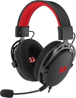 Headset Gamer Redragon Cragblade Preto Drivers 53mm Microfone Removível H541 - Produto 8 mais recomendado com 5 estrelas