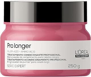 L'Oréal Professionnel Pro Longer, Máscara de Tratamento Capilar para Cabelos Finos e Afinados, Reduz Quebra e Pontas Duplas, Proporciona Brilho, Suavidade e Densidade aos Fios, 250g - Produto 7 mais recomendado com 4.7 estrelas