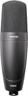 Shure KSM32 - Microfone Condensador p Estudio - Produto 8 mais recomendado com 4.4 estrelas