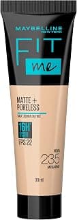 Base Líquida Maybelline NY Fit Me Matte FPS 22 Cor 235 (Antiga R140), 30ml - Produto 5 mais recomendado com 4.6 estrelas