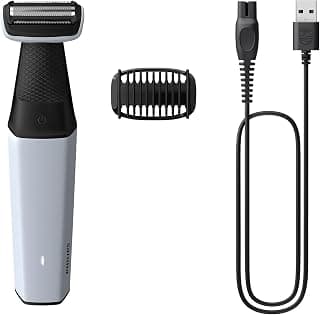 Aparador e Raspador de Pelos para o Corpo Philips Bodygroom BG3007/01 Uso Seco e Molhado, à Prova d’água - Bivolt - Produto 5 mais recomendado com 4.6 estrelas