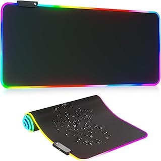 Mouse pad RGB LED, mouse pad grande, tapete de led e grande - Produto 3 mais recomendado com 4.7 estrelas