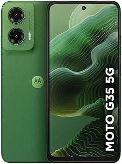Smartphone Motorola Moto g35 5G - 128GB 12GB (4GB RAM+8GB Ram Boost) e Camera 50MP com AI NFC Tela 6.7" com Superbrilho - Verde - Produto 7 mais recomendado com 4.6 estrelas