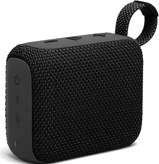 Caixa de Som Portátil GO 5W, Caixa de Som Bluetooth, Conexão USB, Cartão de Memória, Cabo P2, Som Limpo e Potente, Perfeita Para Viagens, Festas, Praia, Botões de Controle, Impermeável, Som Alto - Produto 10 mais recomendado com 4.4 estrelas