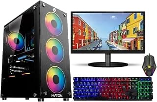 PC GAMER AMD RYZEN 5 5600GT - 16GB DDR4 - SSD 480GB - RADEON VEGA 7 - MONITOR 19'' - KIT GAMER RGB - Produto 2 mais recomendado com 4.2 estrelas