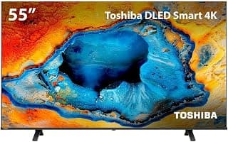 Smart TV DLED 55" 4k Toshiba 55C350NS VIDAA 3 HDMI 2 USB Wi-Fi - TB030M - Produto 9 mais recomendado com 0 estrelas