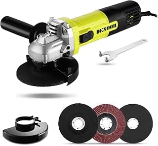 Esmerilhadeira Angular 750W 127V – Lixadeira Elétrica 115mm Profissional, 12000RPM, Ferramenta de Corte e Desbaste para Metal, Concreto e Madeira - Produto 9 mais recomendado com 4.4 estrelas