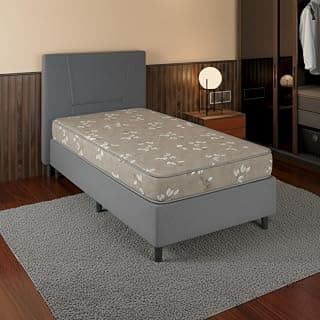 Colchão Espuma D33 Solteiro Quarto Cama 188X88X12- BT (Bege) - Produto 10 mais recomendado com 0 estrelas