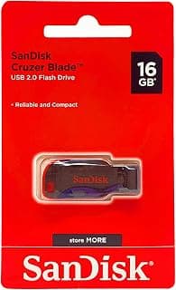 Pen Drive Cruzer Blade, SanDisk, Pendrives, Preto - Produto 2 mais recomendado com 4.7 estrelas