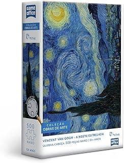 Toyster - Quebra-cabeça: Vincent Van Gogh: A Noite Estrelada - 500 peças nano - Game Office - Produto 8 mais recomendado com 4.4 estrelas