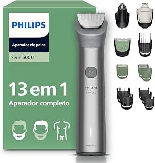 PHILIPS Aparador premium multigroom 13 em 1 para Rosto, Cabelo e Corpo - MG5942/15 - Produto 10 mais recomendado com 0 estrelas