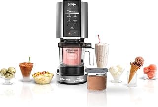 Ninja Creami Sorveteira 127v - Máquina de sobremesa geladas para Gelato, Milkshakes, Sorvetes, Tigelas de Smoothie - Produto 4 mais recomendado com 4.5 estrelas