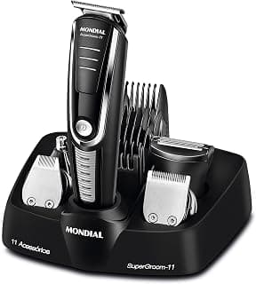 Aparador de Pelos Super Groom 11, Mondial, Preto/Prata, 5W, Bivolt - BG-05 - Produto 4 mais recomendado com 4.6 estrelas