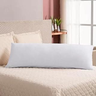 Travesseiro de corpo xuxao gigante 1,60x50 100% algodão enchimento fibra de silicone firme para dormir de lado - Produto 3 mais recomendado com 4.7 estrelas