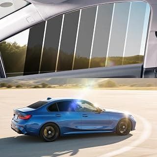 ARANA Película de vidro de cerâmica para carro 5% VLT, 91,4 cm x 3,5 m, proteção solar automotiva película de privacidade bloqueia 99% dos raios UV/IR, reduz o brilho e o controle de calor, visão HD e - Produto 4 mais recomendado com 3.9 estrelas