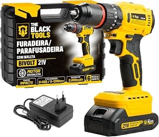Furadeira E Parafusadeira De Impacto Brushless A Bateria 21v Tb-21b The Black Tools - Produto 9 mais recomendado com 3.9 estrelas