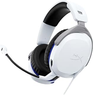 Headset HyperX Cloud Stinger II para PlayStation – Leve, Confortável, Drivers 50mm, Microfone com Cancelamento de Ruído, Branco (75X29AA) - Produto 7 mais recomendado com 4.7 estrelas
