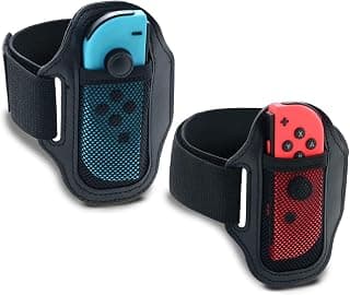 HEATFUN Cinto de Perna para Nintendo Switch Ring Fit Adventure e Nintendo Switch Sports - 2 Packs - Produto 5 mais recomendado com 4.4 estrelas