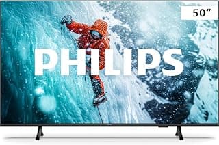 PHILIPS Smart TV, 50" 4K, 50PUG7300, Comando de Voz, Bluetooth, HDR, Dolby Atmos, HDMI, USB, Wi-Fi - Produto 9 mais recomendado com 0 estrelas