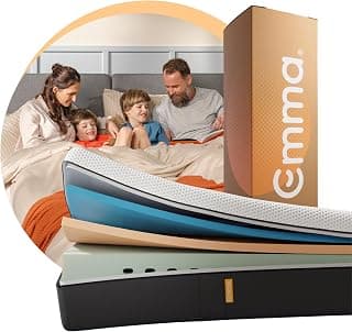 Colchão Queen Emma Original – 10 anos de garantia, qualidade premiada ao redor do mundo – (158x198cm). - Produto 8 mais recomendado com 4.7 estrelas