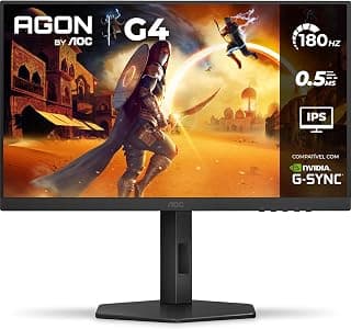 AOC, Monitor Gamer G4 27” 180Hz, 27G4/P, 0,5ms IPS, com Ajuste de Altura - Produto 2 mais recomendado com 4.8 estrelas